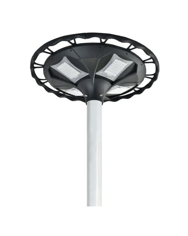 Lampe solaire de jardin en obsidienne à disque de 40 W