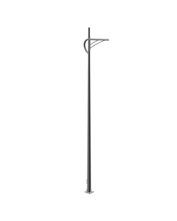 Poteau de lampadaire conique