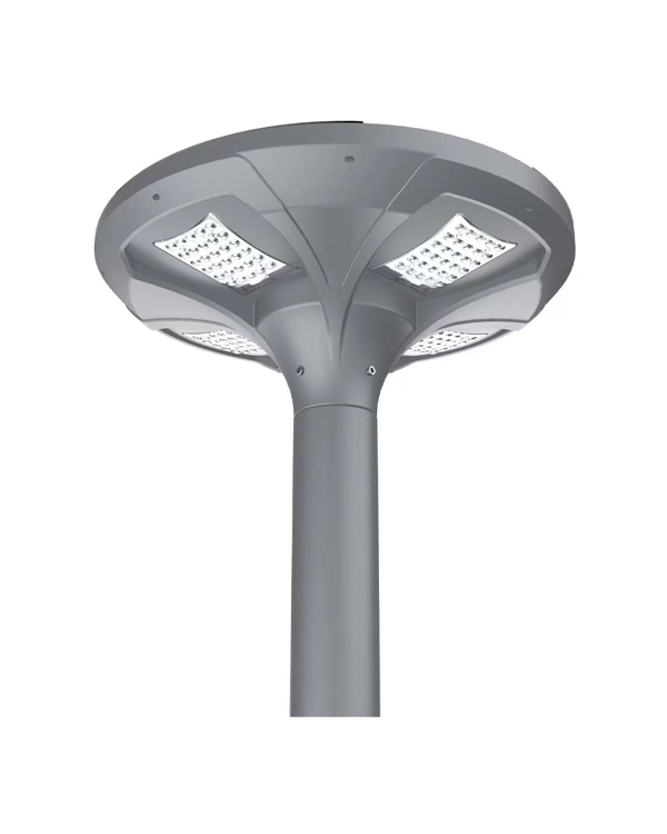 Lampe solaire de jardin à dissipation thermique creuse à disque de 40 W