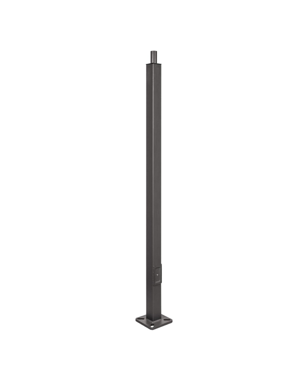 Poteau de lampadaire télescopique à bras unique