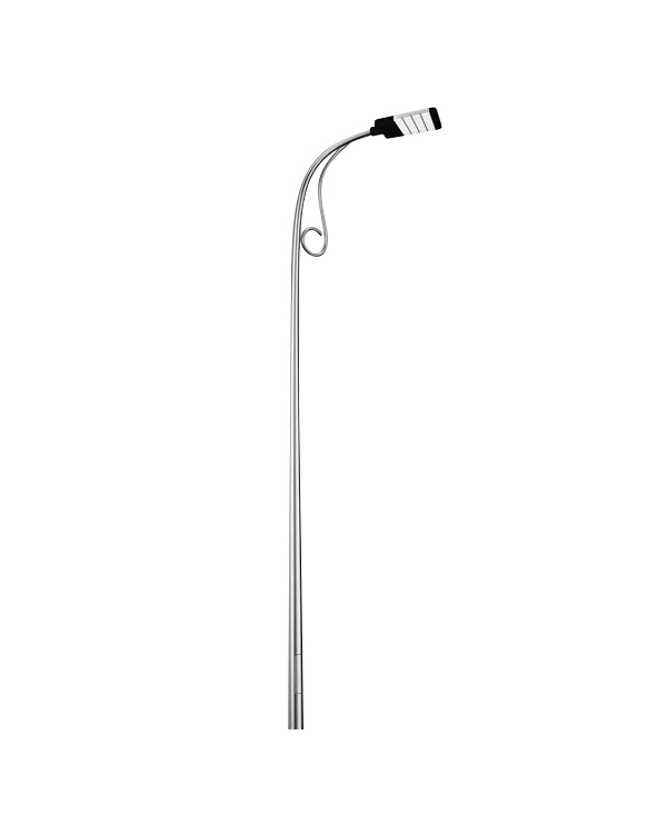 Poteau de lampadaire incurvé en S LCDG-N