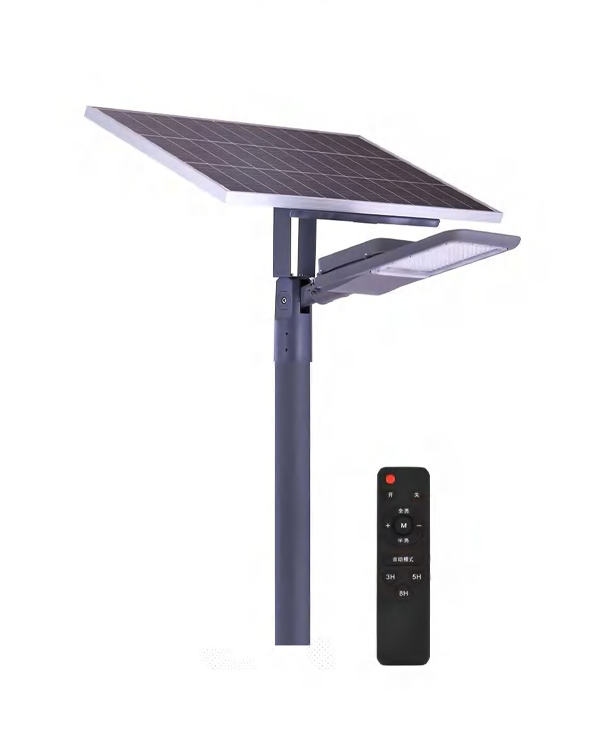 Lampadaire solaire deux en un à installation rapide de la série JD