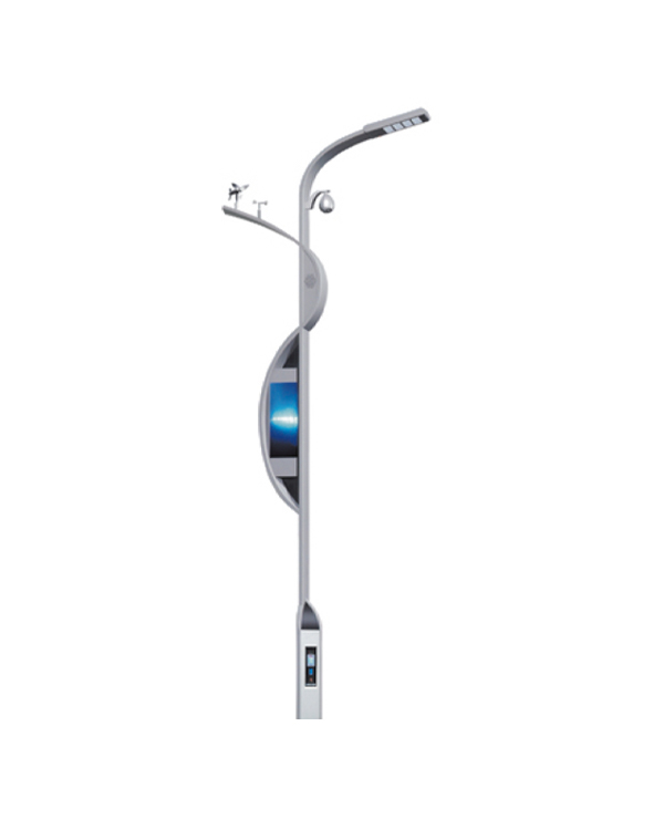 Poteau lumineux intelligent ZHLU-15 Wave Design