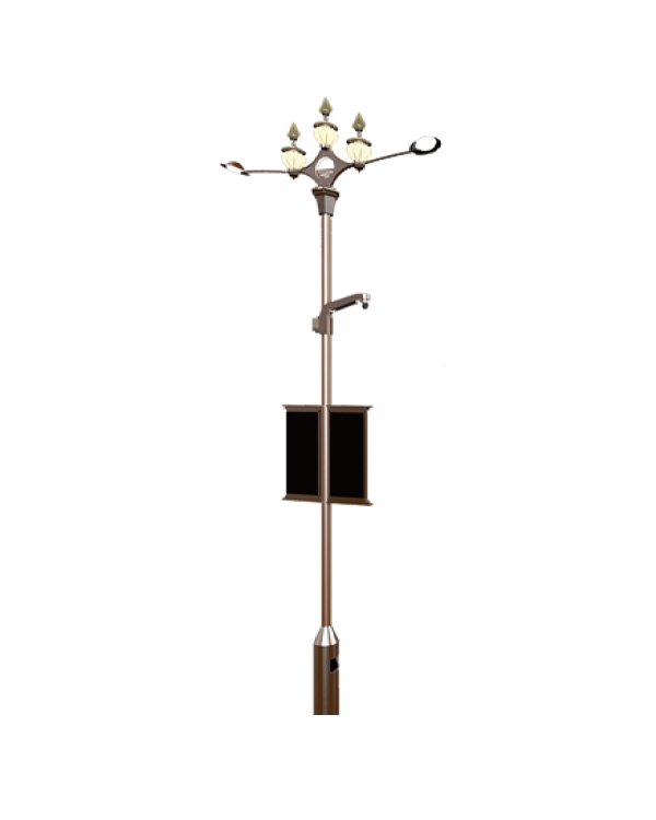 Poteau lumineux intelligent pour lanterne de festival ZHLU-25