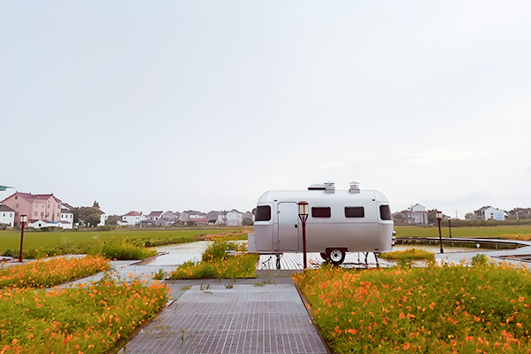 Magnifique projet d'éclairage de campagne, village de Hongling, ville de Xitang, ville de Jiaxing