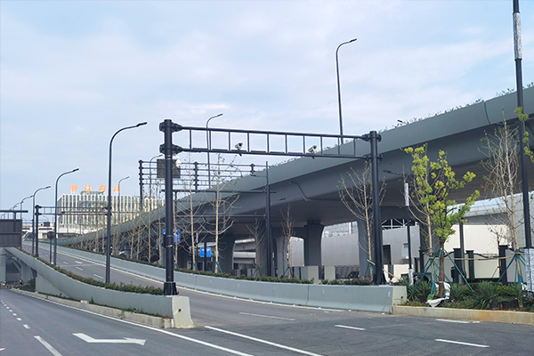 Projet de sécurité routière et d'éclairage routier pour les sections non ferroviaires de la gare de Hangzhou Ouest