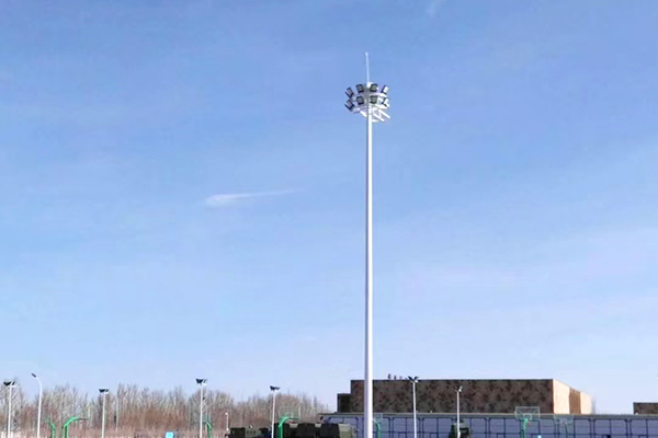 Projet d'éclairage à mât élevé du stade Jiuquan