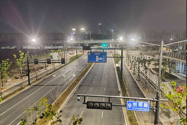 Projet de sécurité routière et d'éclairage routier pour les sections non ferroviaires de la gare de Hangzhou Ouest